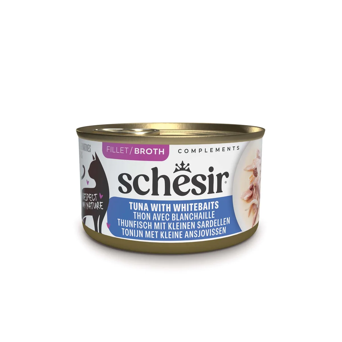 12x 70g Schesir Complements in Brühe Katzenfutter nass by Schesir – product photo