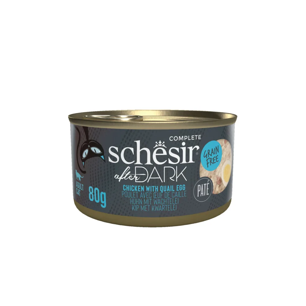 12x Schesir After Dark Paté Kip & Kwartelei 80 gr by Schesir – product photo
