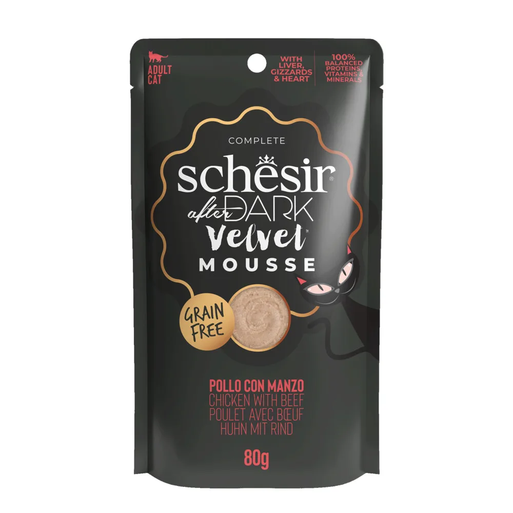 12x Schesir After Dark Velvet Mousse Kip & Rund 80 gr de Schesir – photo produit