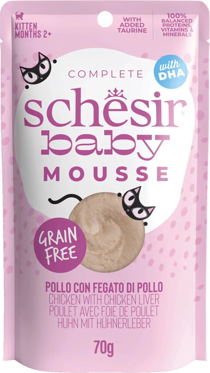 12x Schesir Baby Kitten Mousse Kip 70 gr von Schesir – Produktfoto