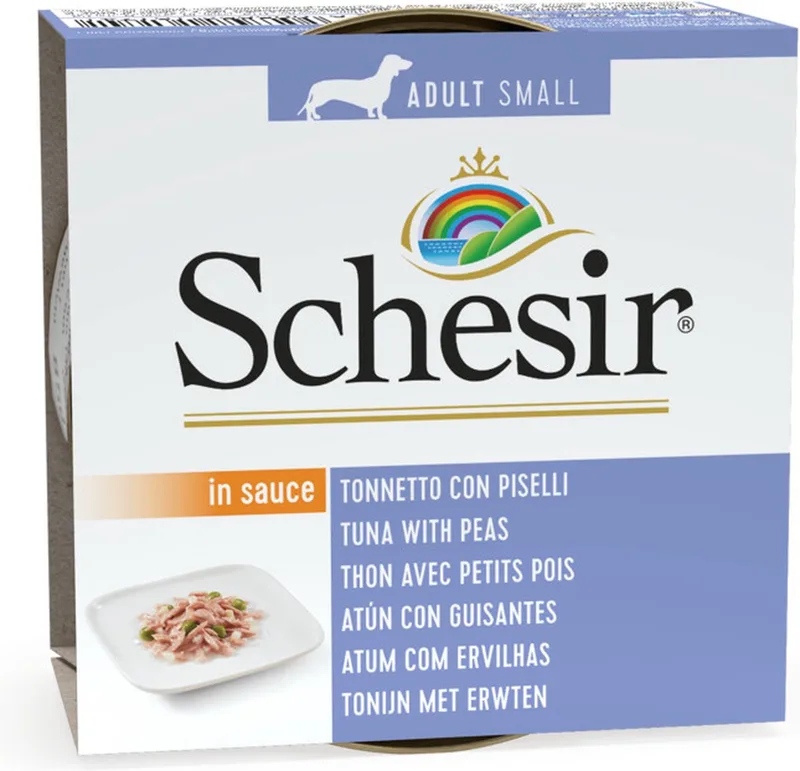 14x Schesir Hondenvoer Tonijn Erwten in Saus 85 gr by Schesir – product photo