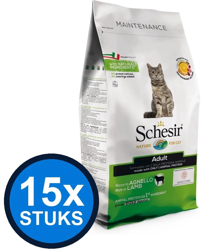15x Schesir - Kattenvoer - Droogvoer - Gesteriliseerd Kip - 400g von Schesir – Produktfoto