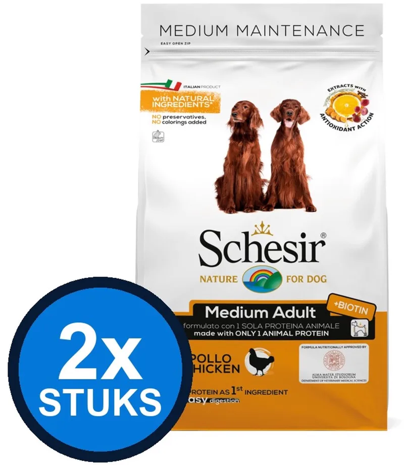 2x Schesir - Kattenvoer - Droogvoer - Onderhoud Kip - 1,5kg von Schesir – Produktfoto
