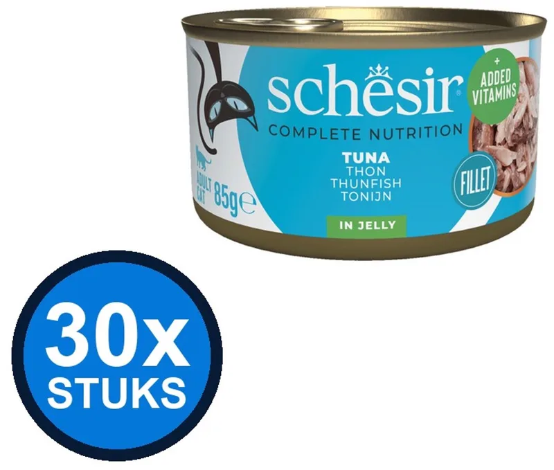 30x Schesir - Tonijn in Gelei - Kattenvoer Natvoer - 85g von Schesir – Produktfoto