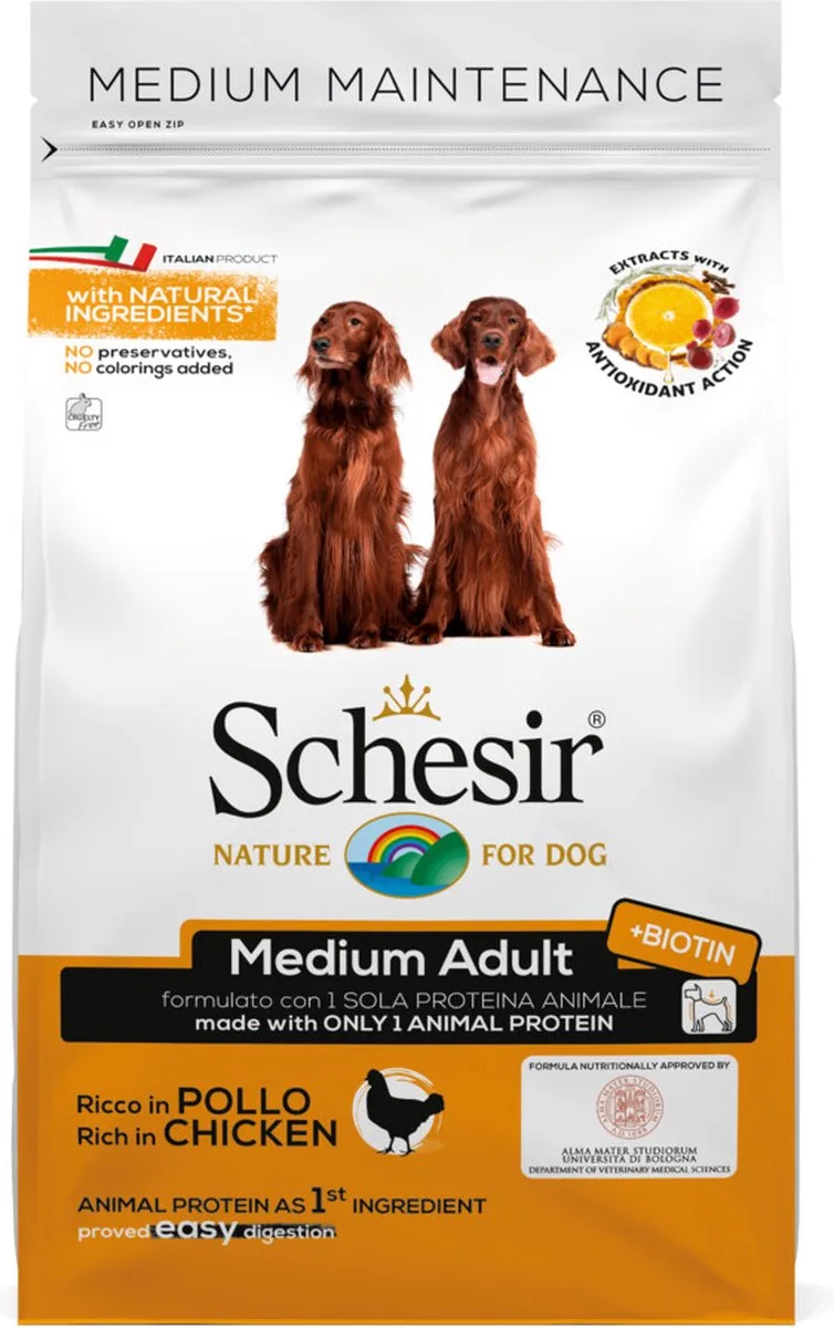 4x Schesir Hond Dry Maintenance Medium Kip 3 kg von Schesir – Produktfoto
