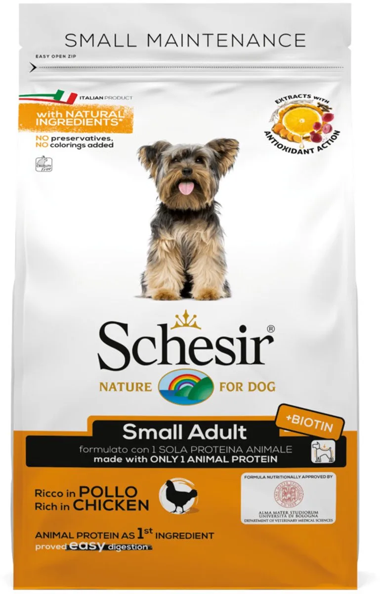 8x Schesir Hondenvoer Dry Small Kip 800 gr by Schesir – product photo
