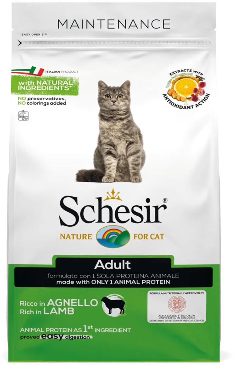 8x Schesir Kattenvoer Dry Maintenance Lam 400 gr de Schesir – photo produit