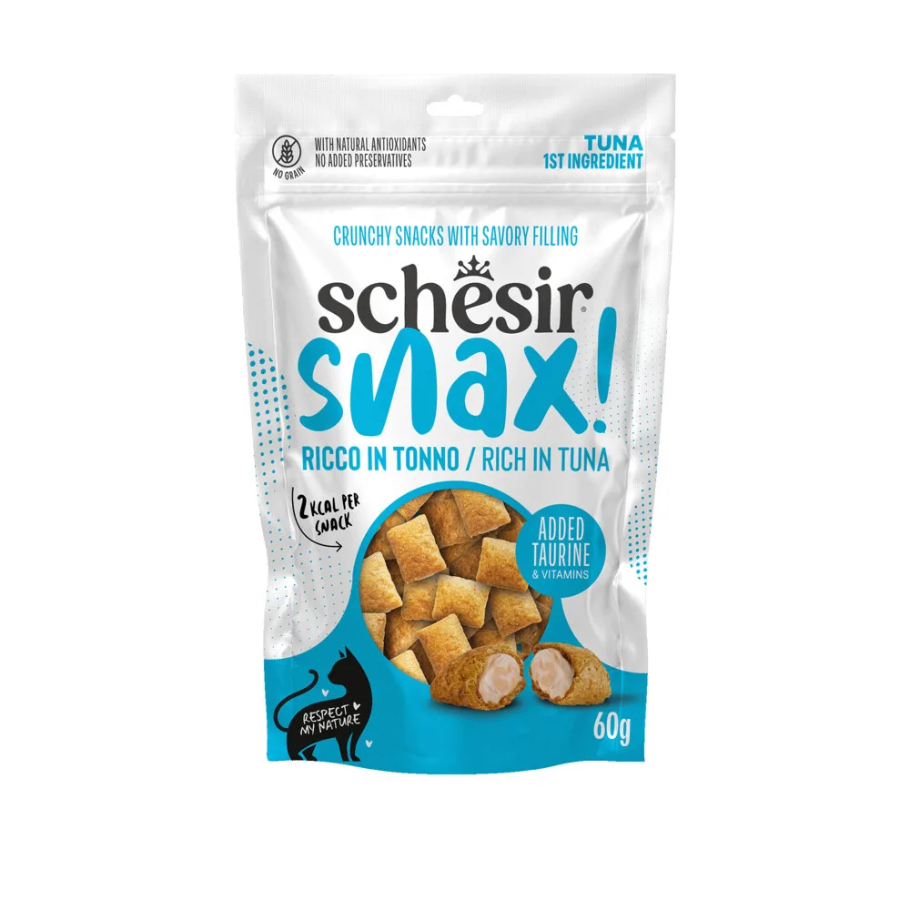 8x Schesir Snax! Kat Tonijn 60 gr van Schesir – productfoto