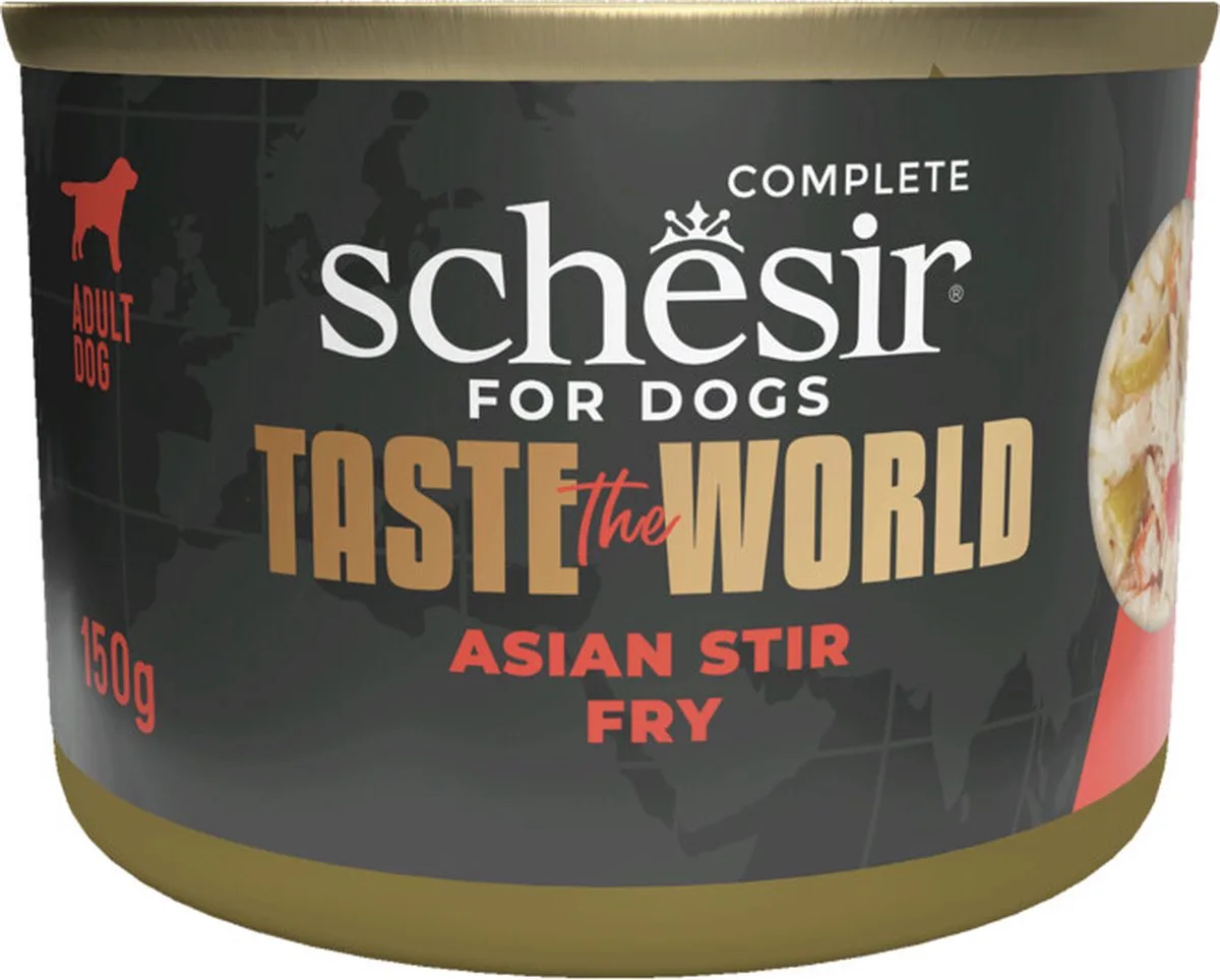 8x Schesir Taste The World Hond Asian Stir Fry 150 gr de Schesir – photo produit