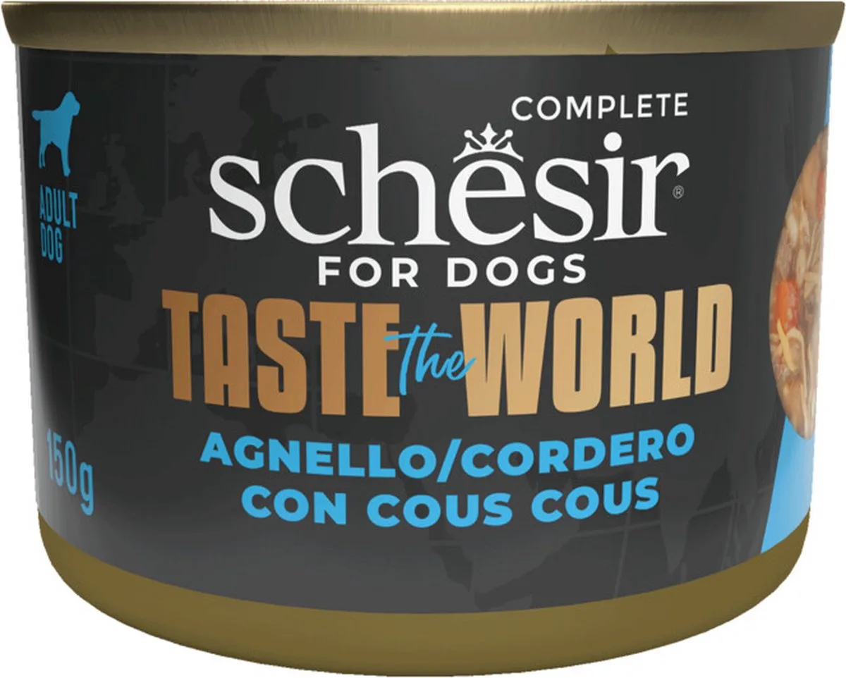 8x Schesir Taste The World Hond Lamsvlees & Couscous 150 gr von Schesir – Produktfoto