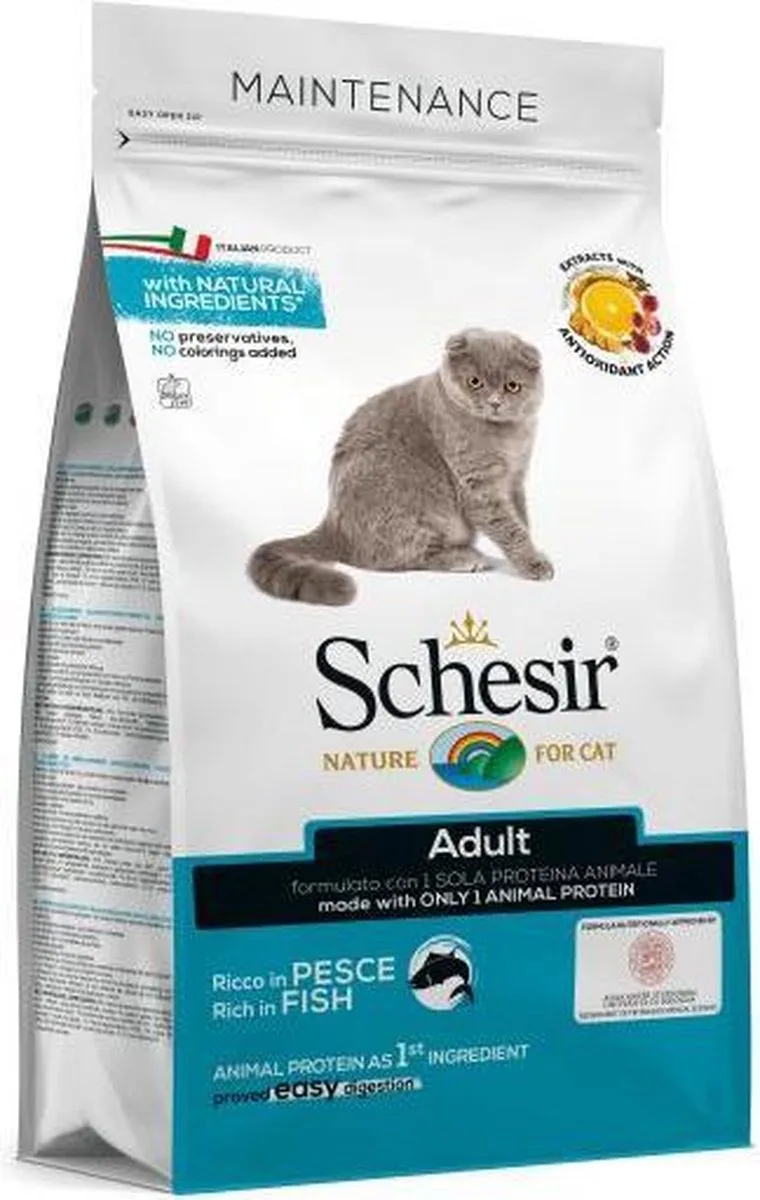 Adult Maintenance Vis - Kattenvoer - 400 g de Schesir – photo produit