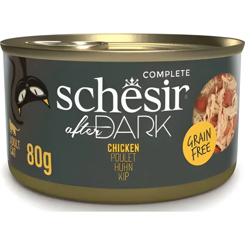 After Dark Chicken In Broth Natvoer Voor Katten 80g by Schesir – product photo 1 of 2