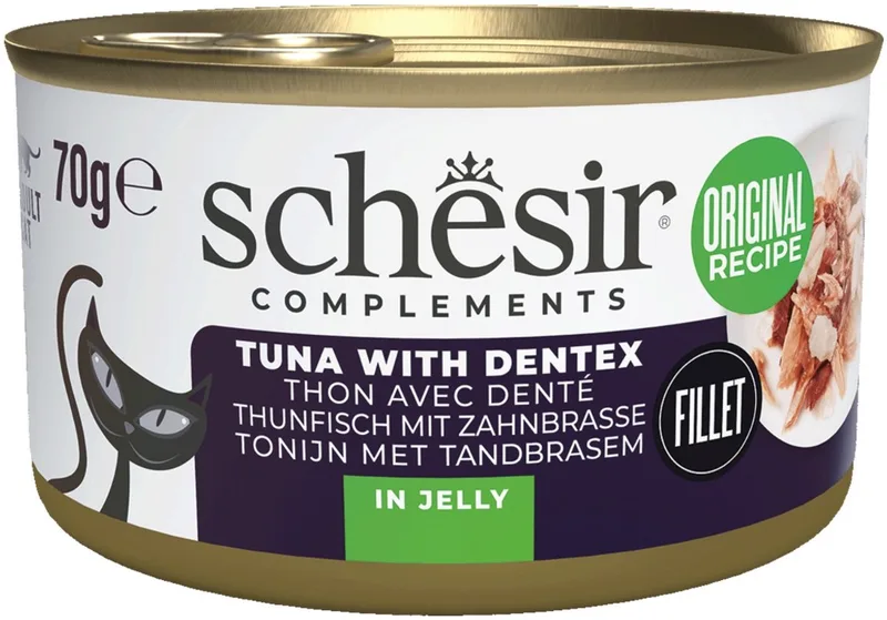 Blik Gelei - Kattenvoer - Tonijn Tandbrasem 70 g by Schesir – product photo 1 of 3