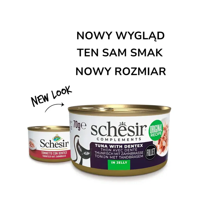 Blik Gelei - Kattenvoer - Tonijn Tandbrasem 70 g by Schesir – product photo 3 of 3
