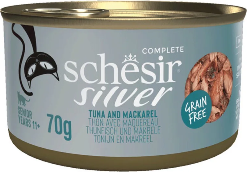 Cat Silver Tonijn & Makreel 70gr de Schesir – photo produit