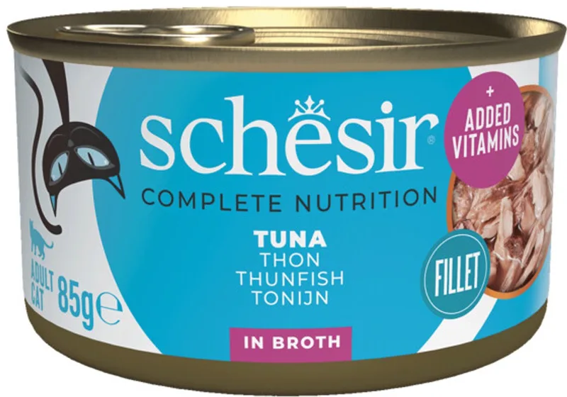 Complete & Balanced Kattenvoer Tonijn in Boullion - 12 x 85 gr - Voordeelverpakking de Schesir – photo produit