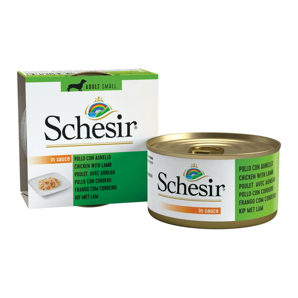 Dose Huhn mit Lamm 85 gr van Schesir – productfoto