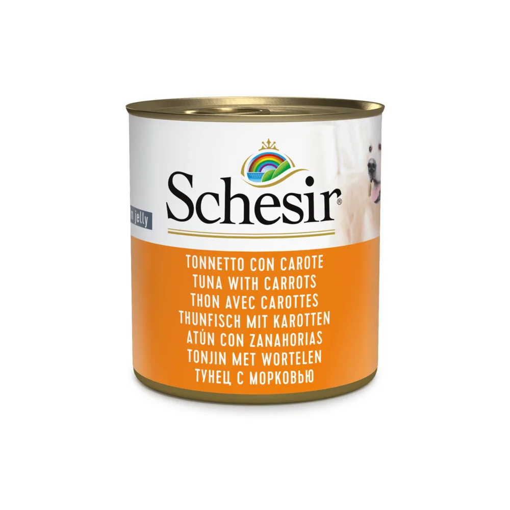 Hondenvoer Tonijn Wortel in Gelei 285 gr by Schesir – product photo