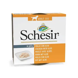 In Gelei Kip Met Aloë Nat Hondenvoer 150g by Schesir – product photo 1 of 2