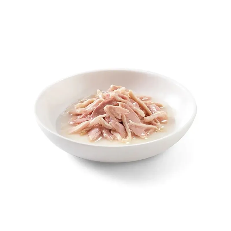 In Kookwater Tonijn Met Kip En Natvoer Voor Katten Met Rijst 85g de Schesir – photo produit 2 sur 2