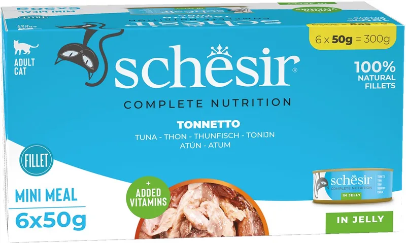 Kattenvoer Tonijn 6 x 50 gr by Schesir – product photo 1 of 2