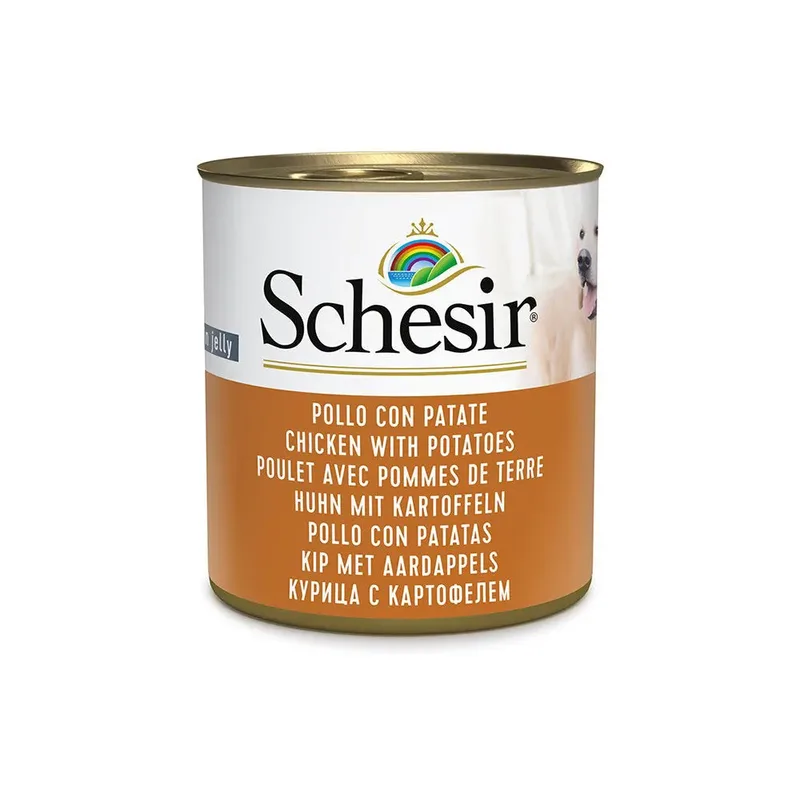 Poulet Avec Gelée De Pommes De Terre Nourriture Humide Pour Chiens 285g de Schesir – photo produit