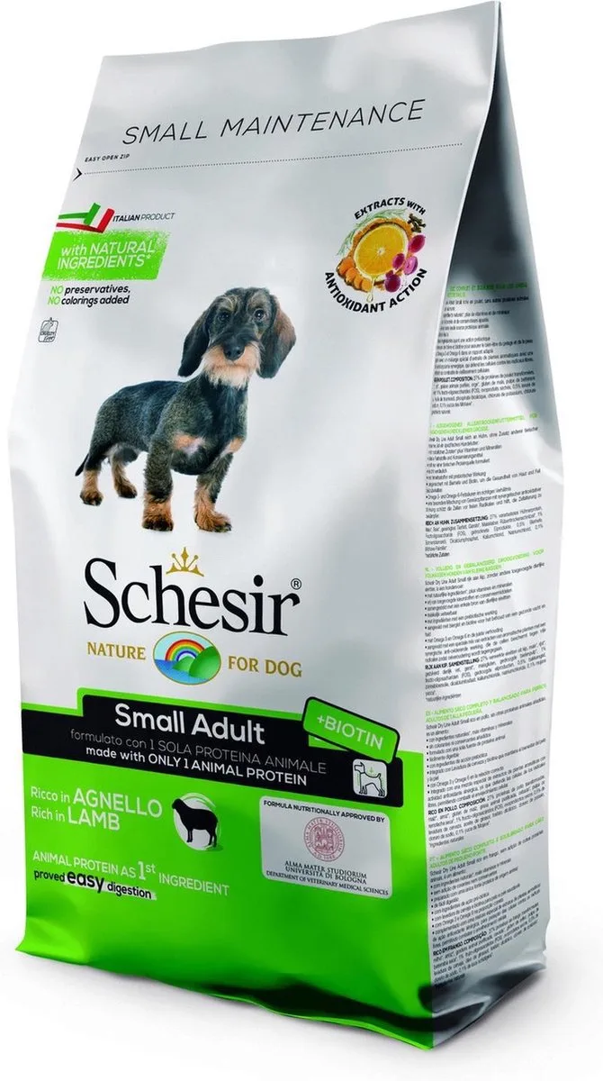 Medium Maintenance Lam - Hondenvoer - 2 kg by Schesir – product photo