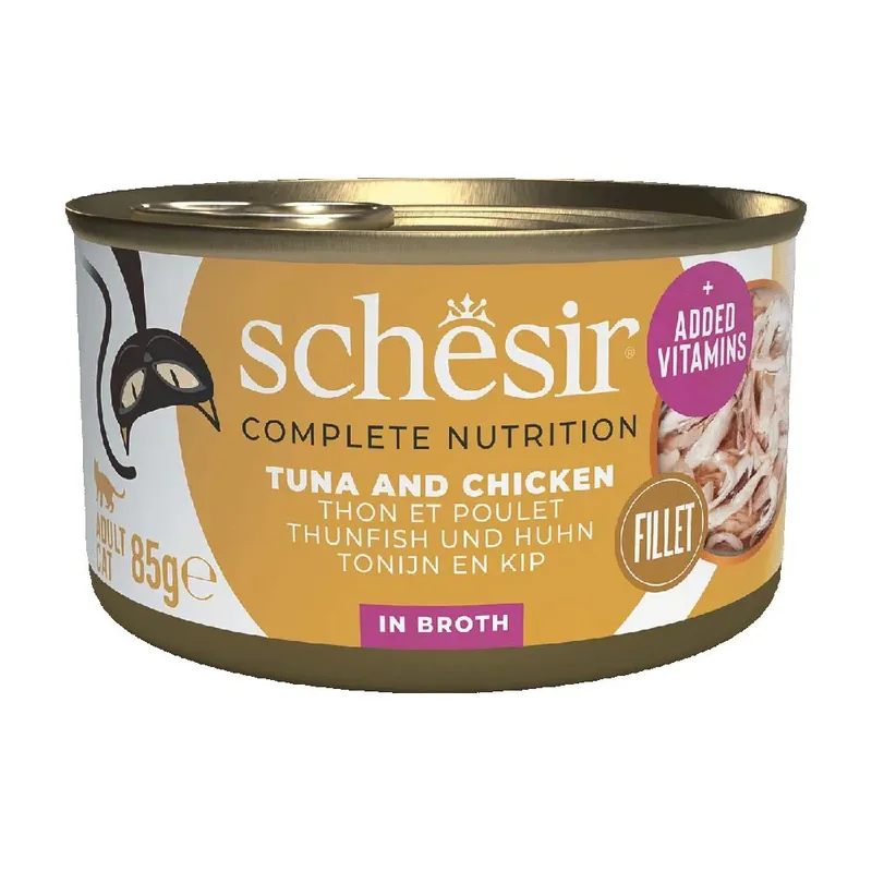 Nat Kattenvoer Met Tonijn Kip En Rijst 85g by Schesir – product photo 1 of 2