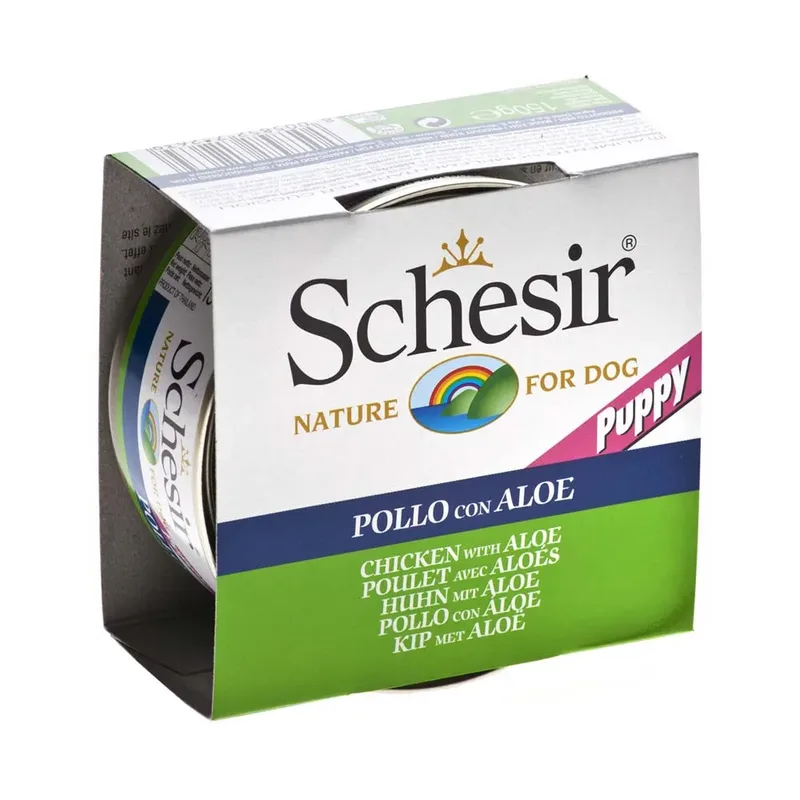 Pâtée Pour Chien Au Poulet Et à L´aloe 150g de Schesir – photo produit