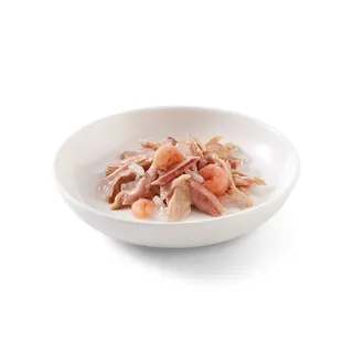 Pâtée Pour Chat En Gelée Au Thon Et Aux Crevettes 85g de Schesir – photo produit 2 sur 2
