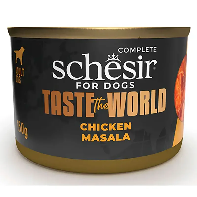 Proef De Wereld Kip Met Masala Natvoer Voor Honden 150g by Schesir – product photo