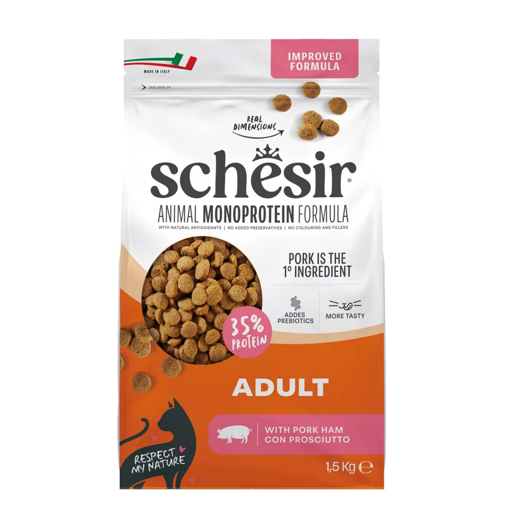 Schesir Monoprotein Kattenvoer Droog Ham 1,5 kg von Schesir – Produktfoto