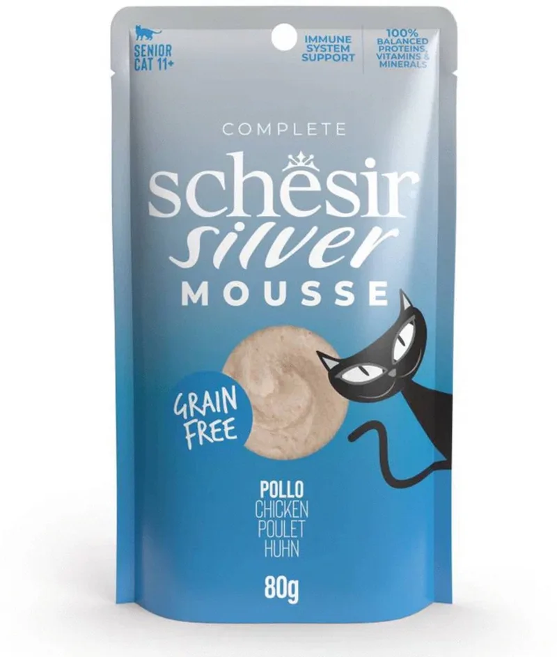 Silver Mouse 80 g - Kattenvoer - Kip by Schesir – product photo