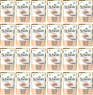 In Gelee Thunfisch Mit Lachs Nassfutter Für Katzen 50g von Schesir – Produktfoto 1 von 2