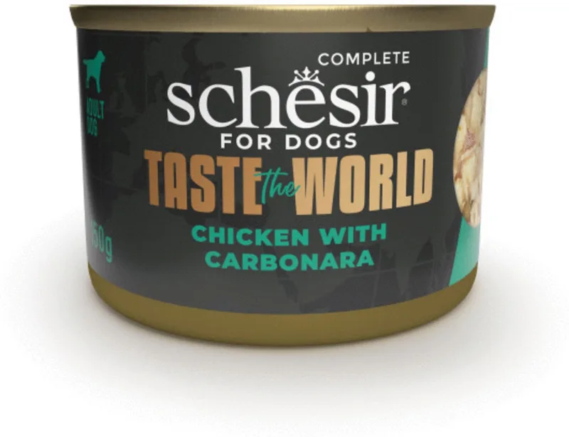 Taste Of Te World Carbonara - Hondenvoer - Kip 150 g von Schesir – Produktfoto