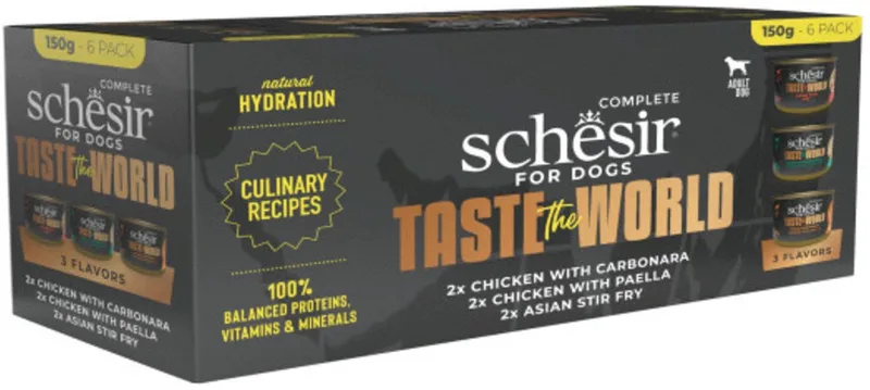 Taste Of The World Variety Pack - Hondenvoer - 900 g de Schesir – photo produit