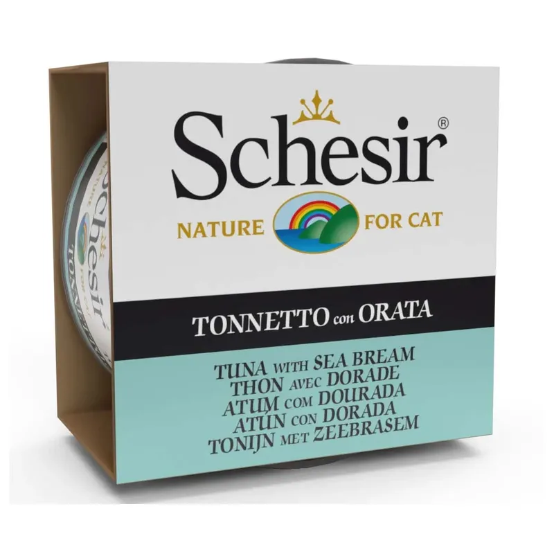 Thon à La Daurade En Gelée Nourriture Humide Pour Chats 85g de Schesir – photo produit
