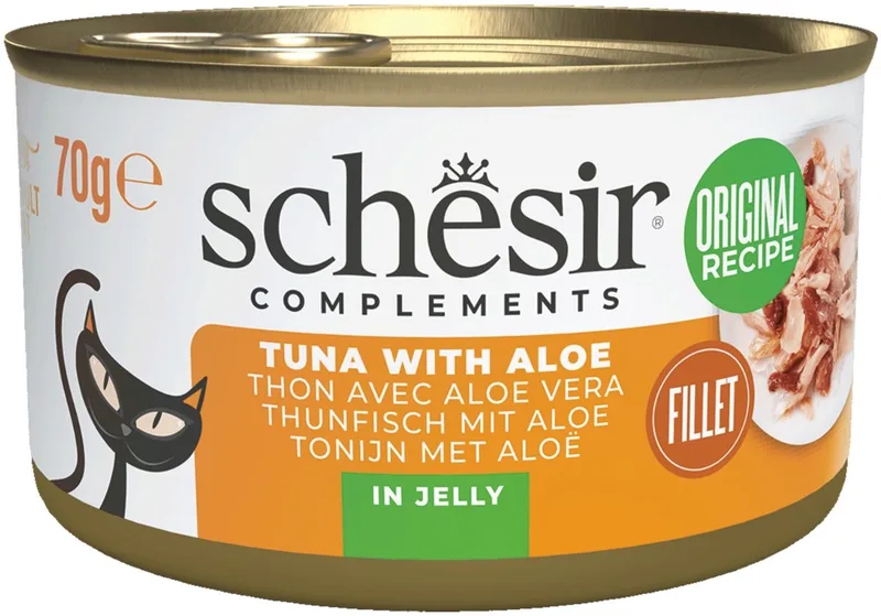 Volwassen Kattenvoer - Tonijn en Aloë - 24x70g by Schesir – product photo