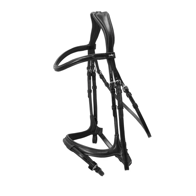 Hoofdstel Ancona Select - Zwart-zilver - Cob