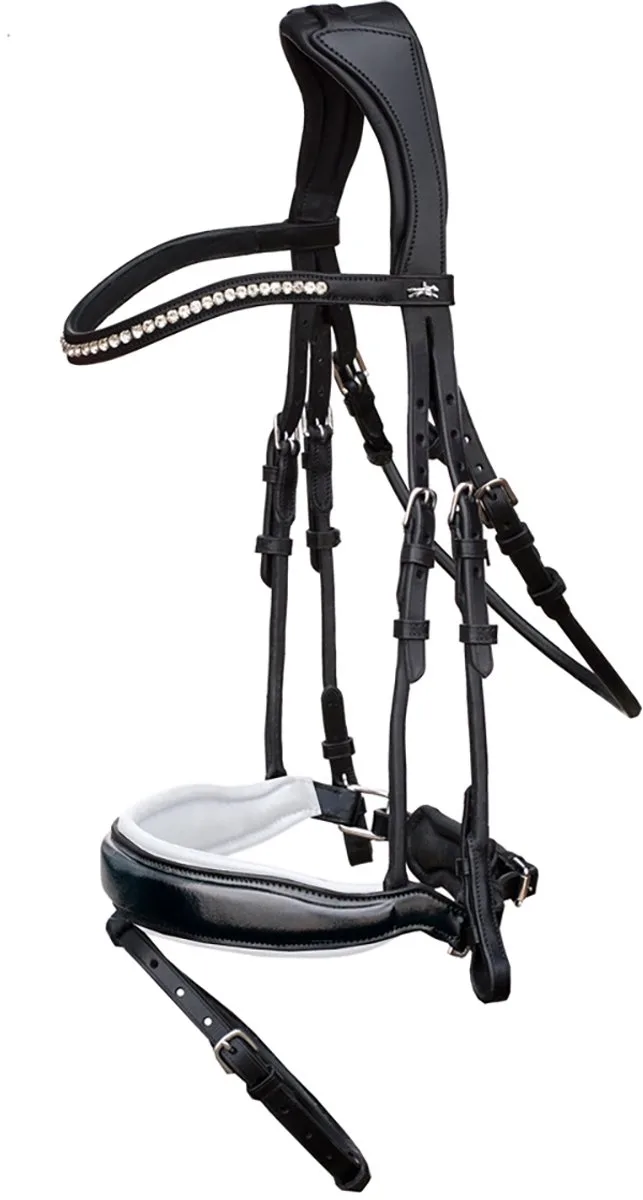 Hoofdstel Schockemöhle Malibu by Schockemöhle in Zwart-wit – product photo
