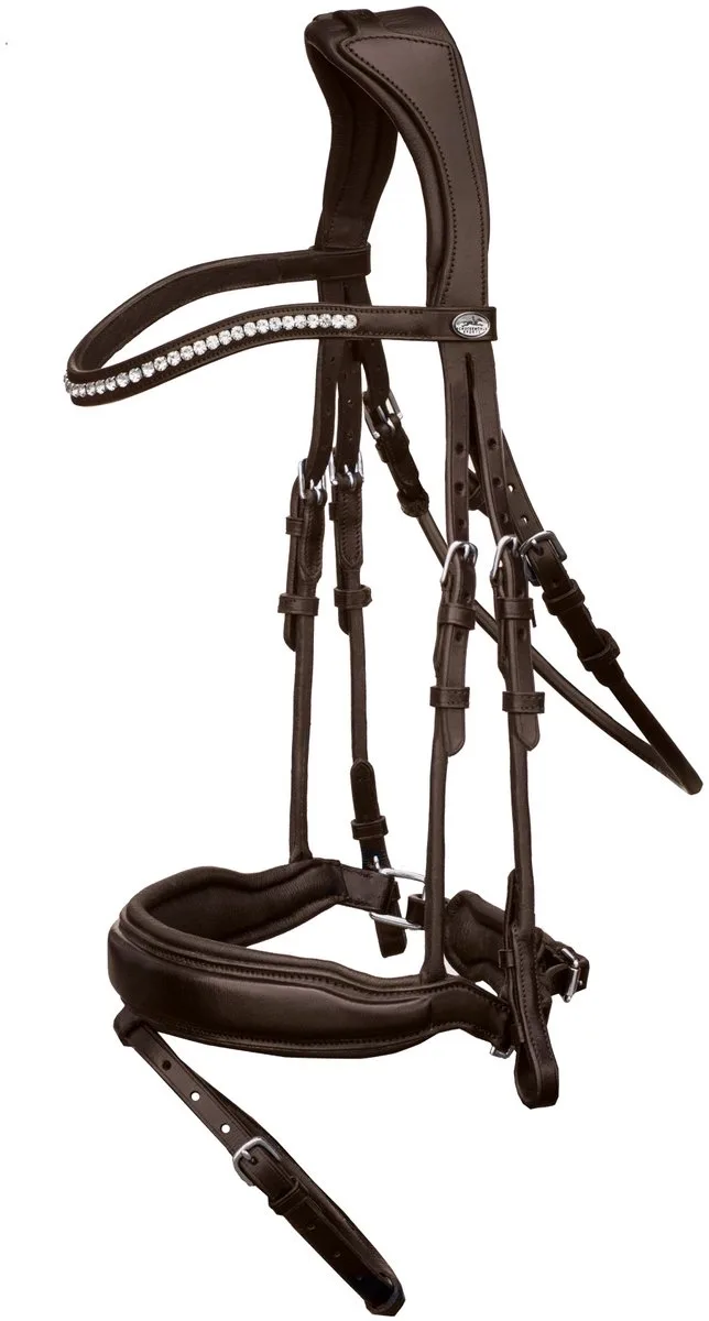 Malibu Hoofdstel Espresso/Zilver - Extra Full by Schockemöhle – product photo