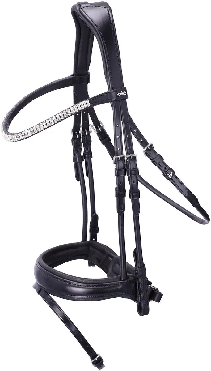 SP Isabell Werth Johnny Hoofdstel Anatomisch Cob by Schockemöhle in Black – product photo