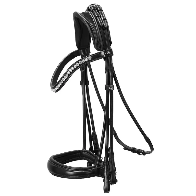 Stang & Trens Hoofdstel Kensington Black-silver Full von Schockemöhle – Produktfoto
