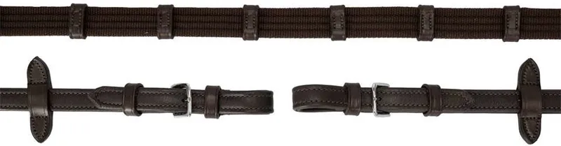 Web Reins 18 mm Full by Schockemöhle in Brown – product photo