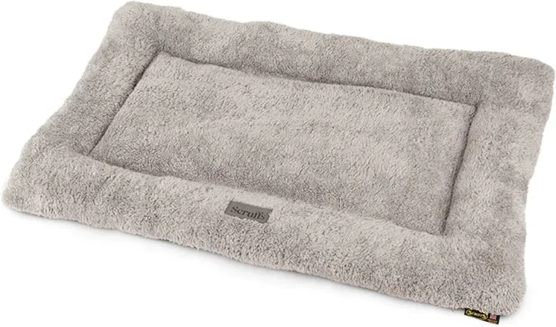Cosy benchkussen - Zacht Hondenkussen - Anti-Slip - Imitatie su�de - S - 75 x 52 cm von Scruffs in Grau – Produktfoto