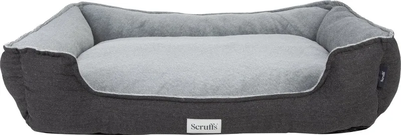 Harvard Box Bed - Orthopedische Hondenmand - Memory Foam -XL - Graphite Grey - 90 x 70 cm von Scruffs in Grau – Produktfoto
