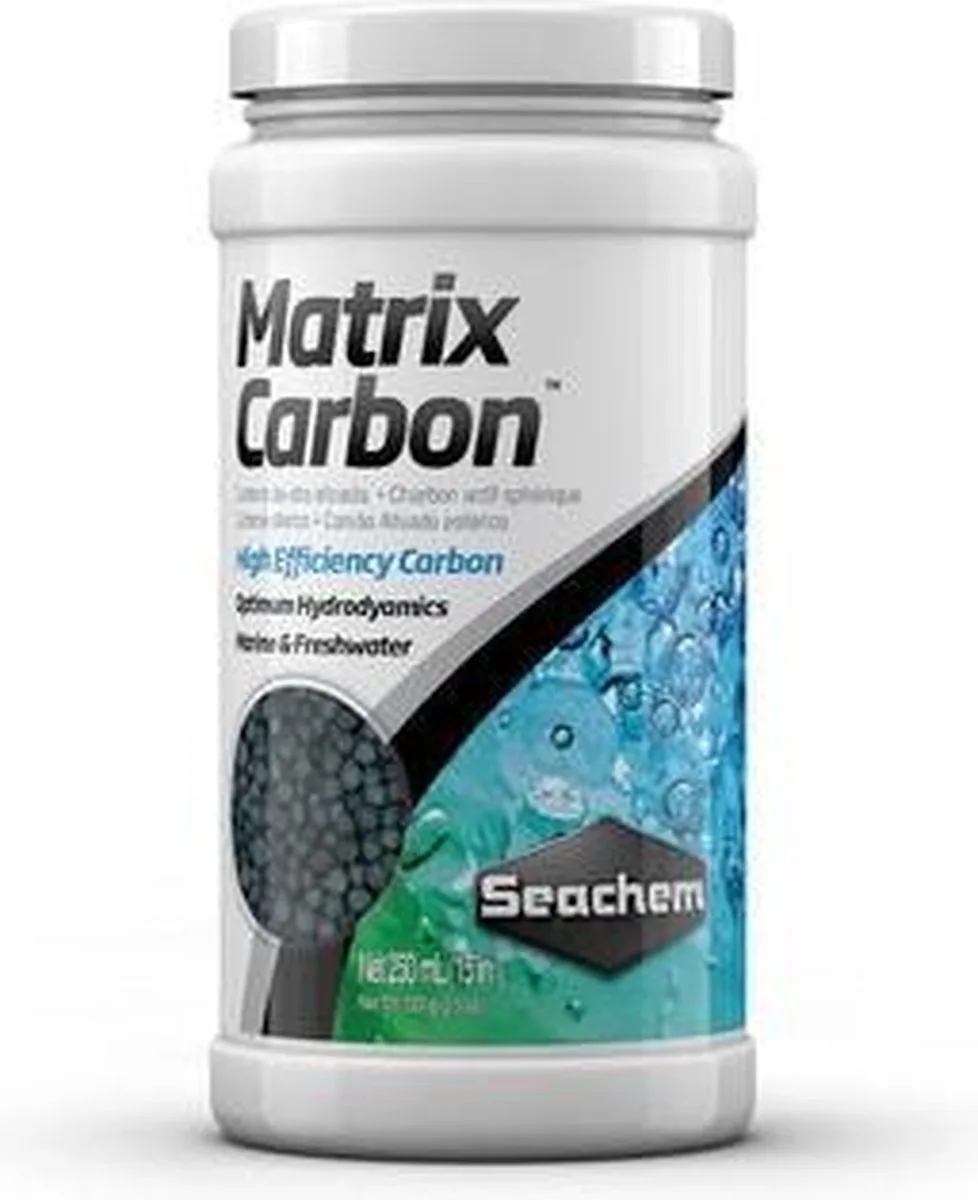 Matrix Carbon 250 ml by Seachem in Black – product photo