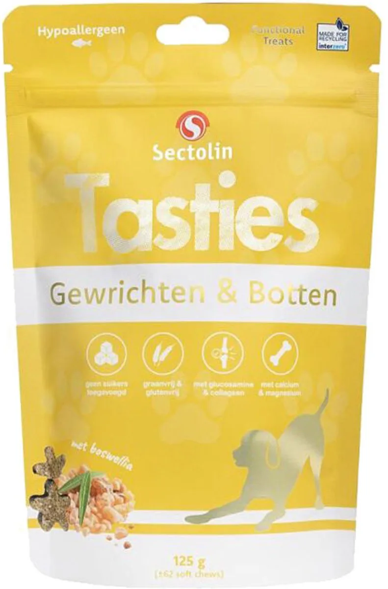 Tasties Gewrichten & Botten Hond - 125 g de Sectolin – photo produit
