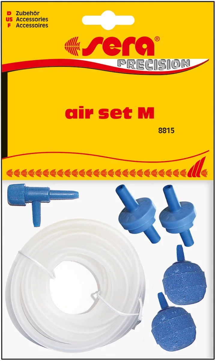 air set “M” incl. 4 m slang 1 st luchtset von Sera in Transparent – Produktfoto