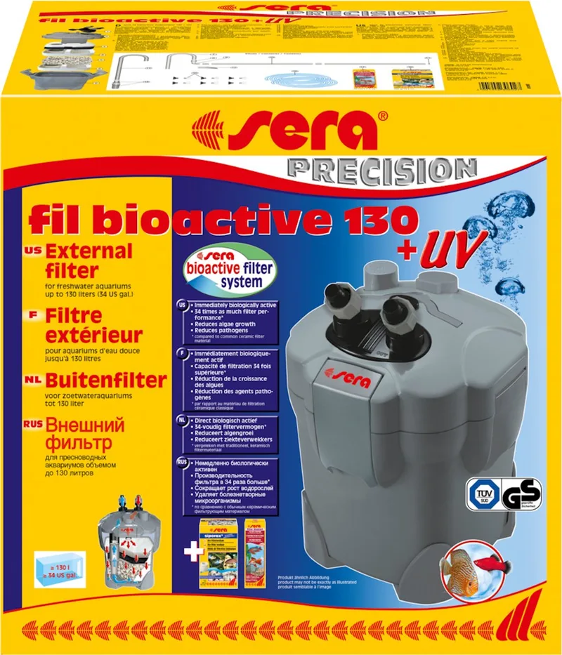 Aquarium fil bioactive + UV 130 de Sera – photo produit